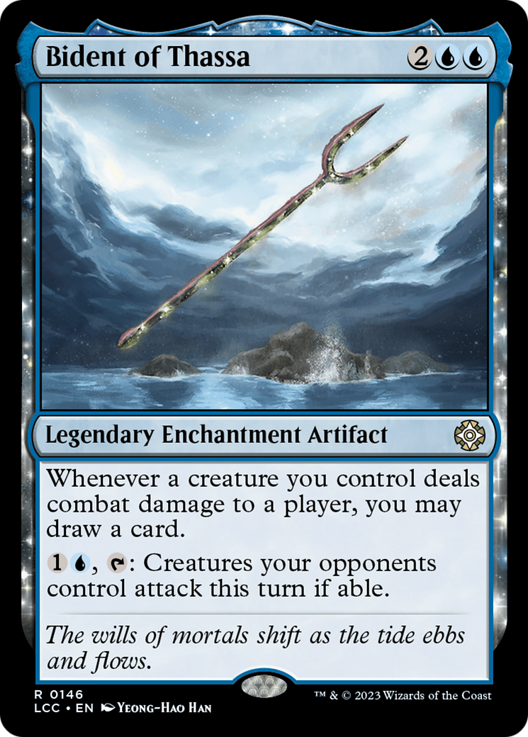 Bident of Thassa - The Lost Caverns of Ixalan Commander: (enchantment)