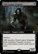 Dusk Legion Sergeant (Extended Art): (Extended Art) [The Lost Caverns of Ixalan Commander]