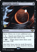 Insatiable Avarice [Outlaws of Thunder Junction Promos] Foil