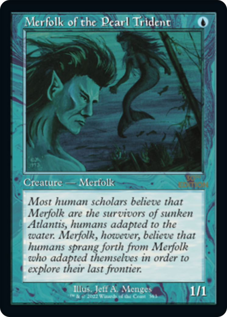Merfolk of the Pearl Trident (Retro Frame) - [30th Anniversary Edition]