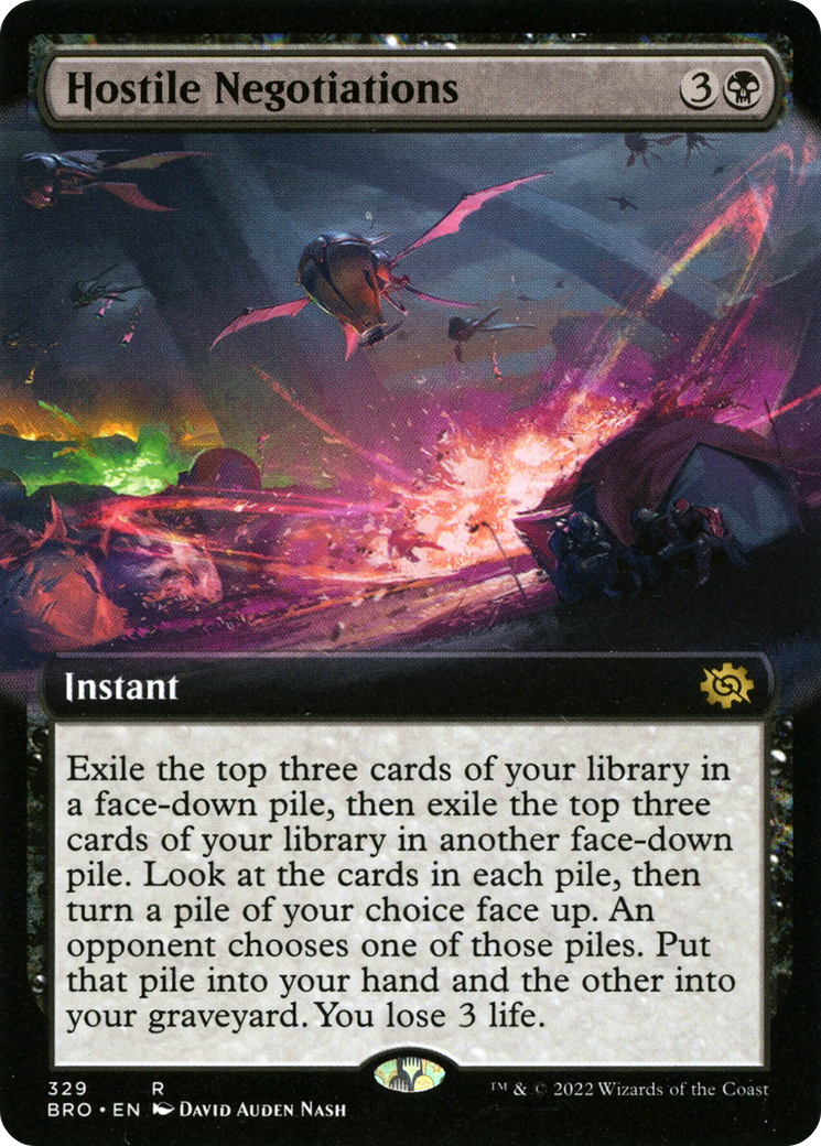 Hostile Negotiations (Extended Art): (Extended Art) [The Brothers' War]