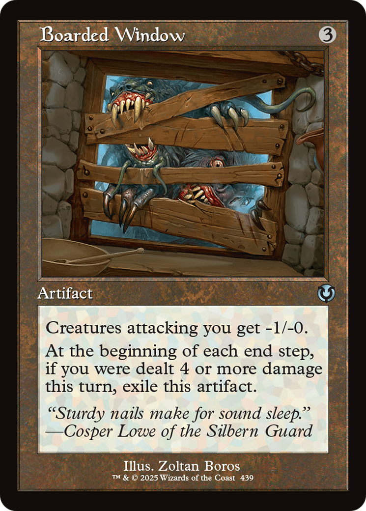 Boarded Window (Retro Frame) - Innistrad Remastered