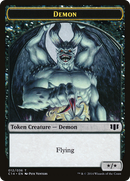 Demon (*/*) // Zombie (Black) Double-sided Token - Commander 2014 Tokens