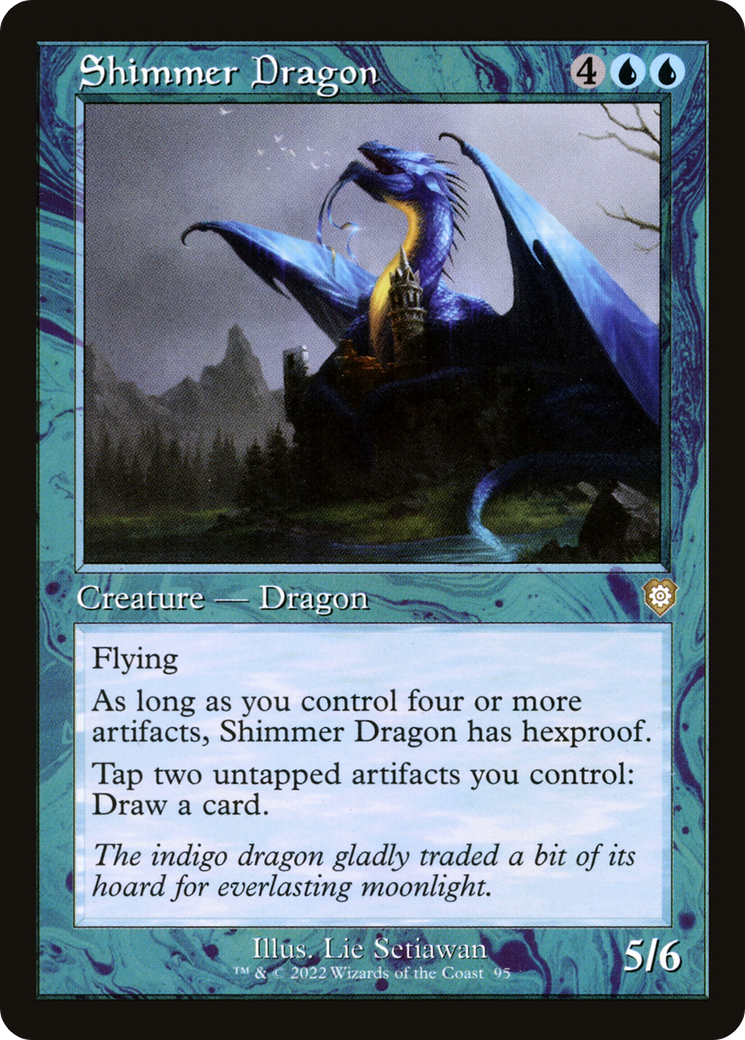 Shimmer Dragon (Retro) [The Brothers' War Commander]