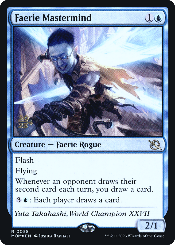 Faerie Mastermind [March of the Machine Promos] Foil