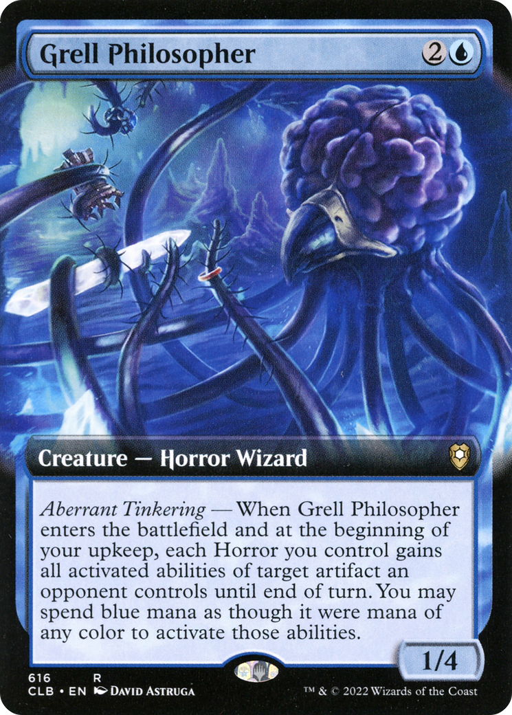 Grell Philosopher (Extended Art): (Extended Art) [Commander Legends: Battle for Baldur's Gate]