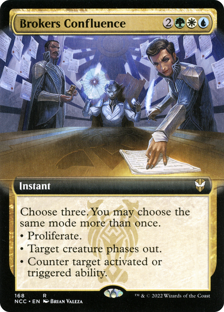 Brokers Confluence (Extended Art) - New Capenna Commander: (Extended Art)