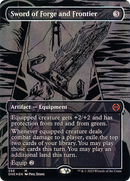 Sword of Forge and Frontier (Oil Slick Raised Foil) - [Phyrexia: All Will Be One] (Borderless) Foil