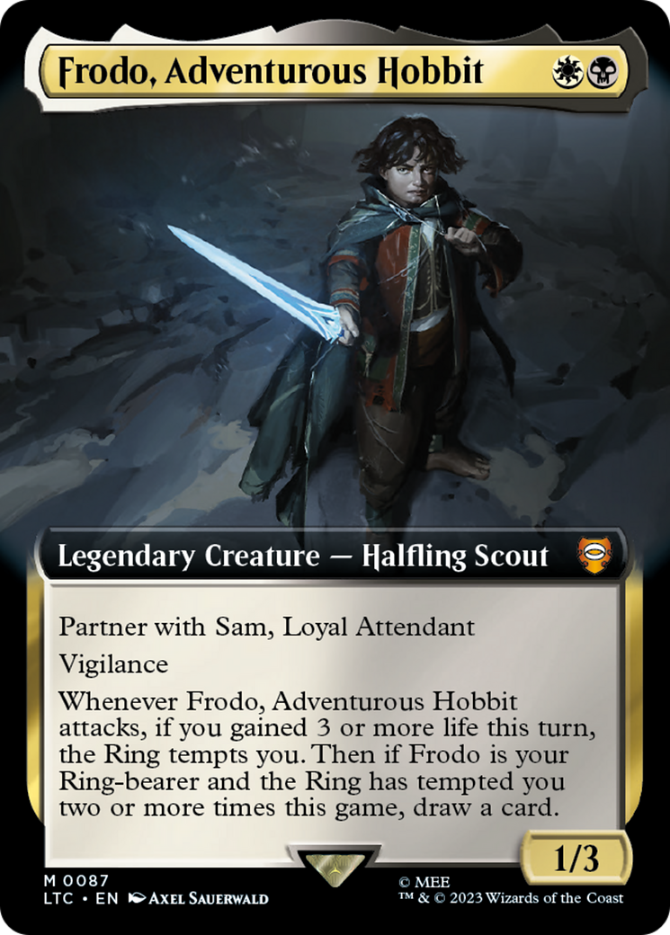Frodo, Adventurous Hobbit (Extended Art): (Extended Art) [Tales of Middle-earth Commander]