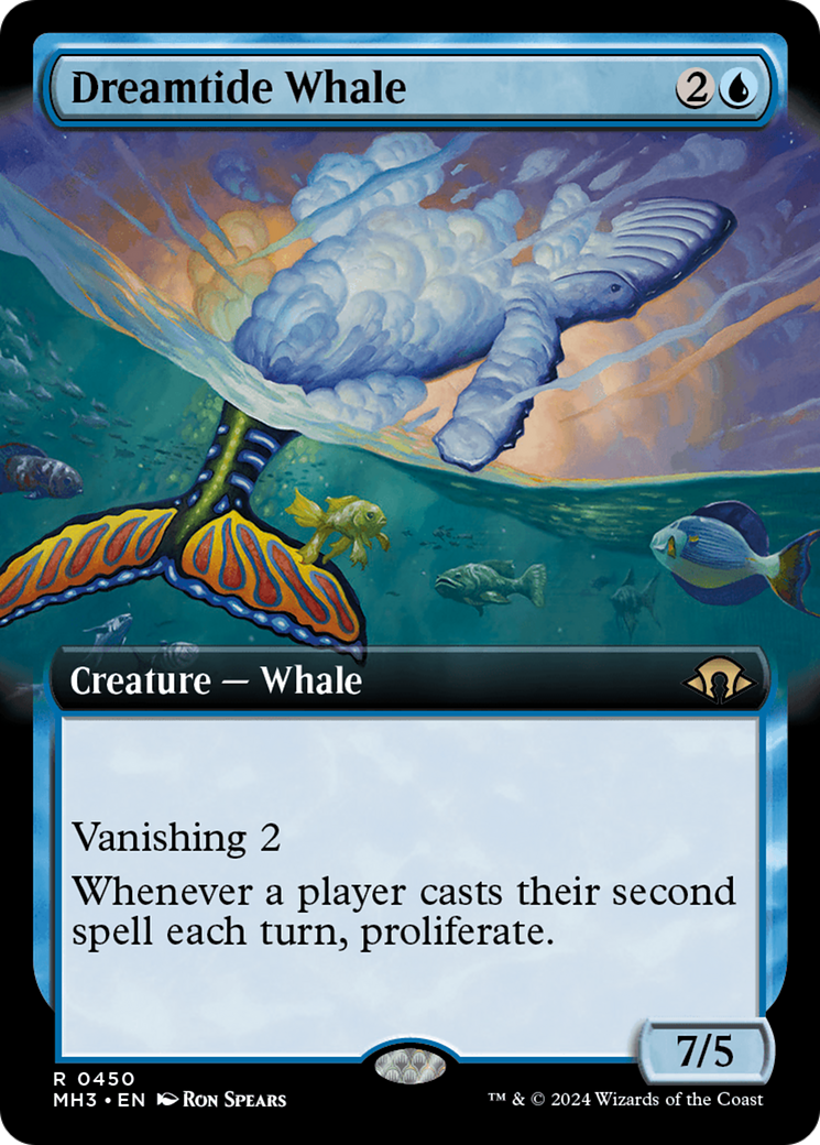 Dreamtide Whale (Extended Art): (Extended Art) [Modern Horizons 3]