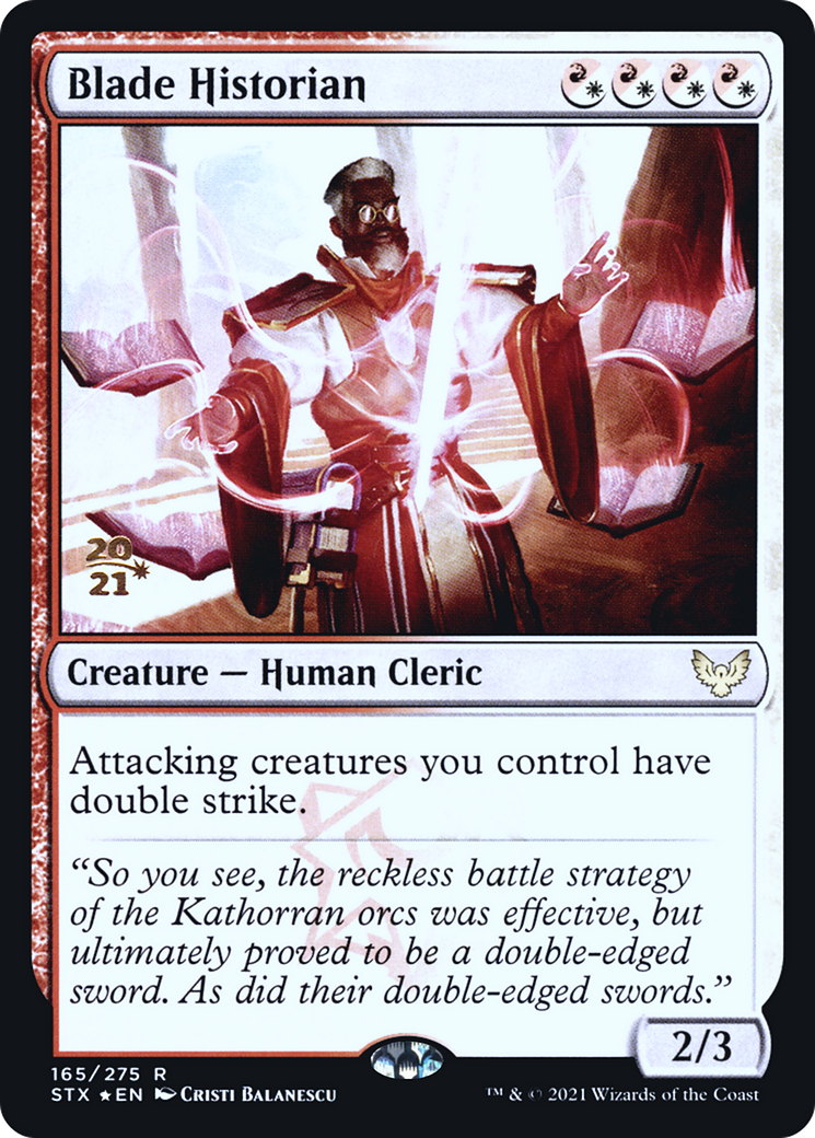 Blade Historian - Strixhaven: School of Mages Promos Foil