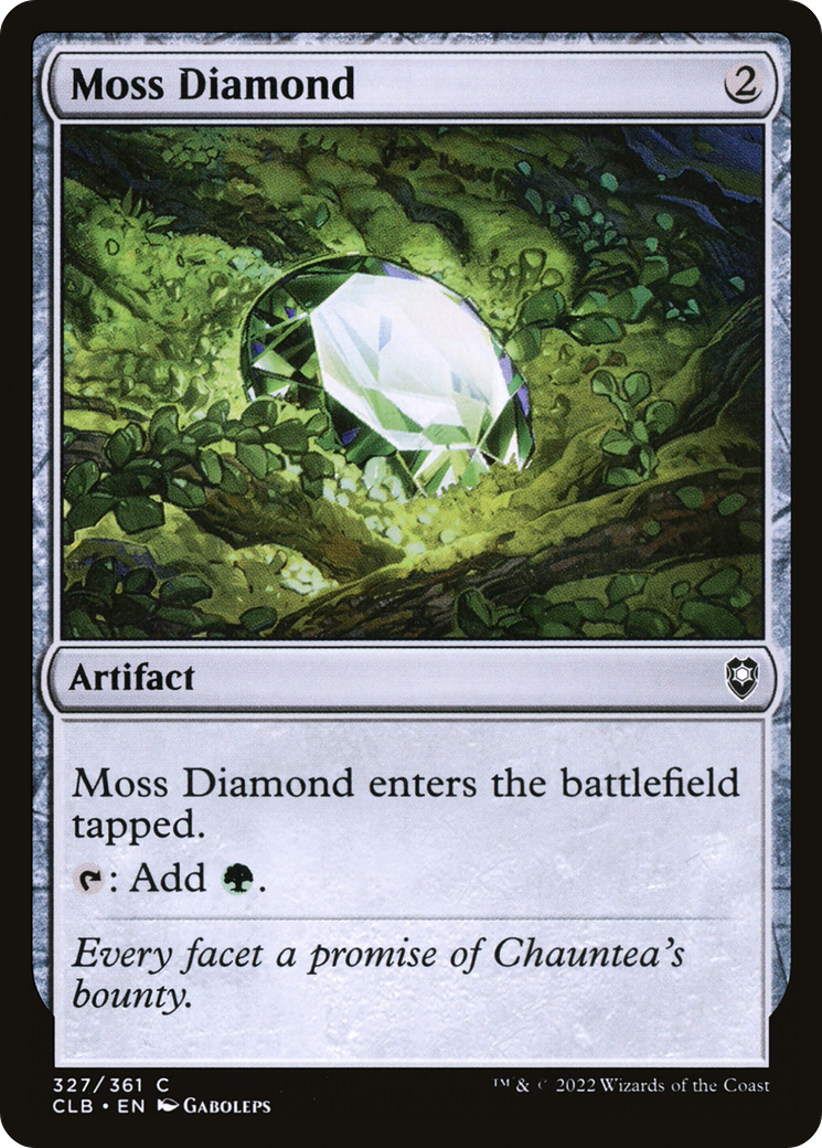 Moss Diamond - [Commander Legends: Battle for Baldur's Gate]