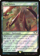 Bone Sabres (Surge Foil) - Warhammer 40,000 Commander Foil