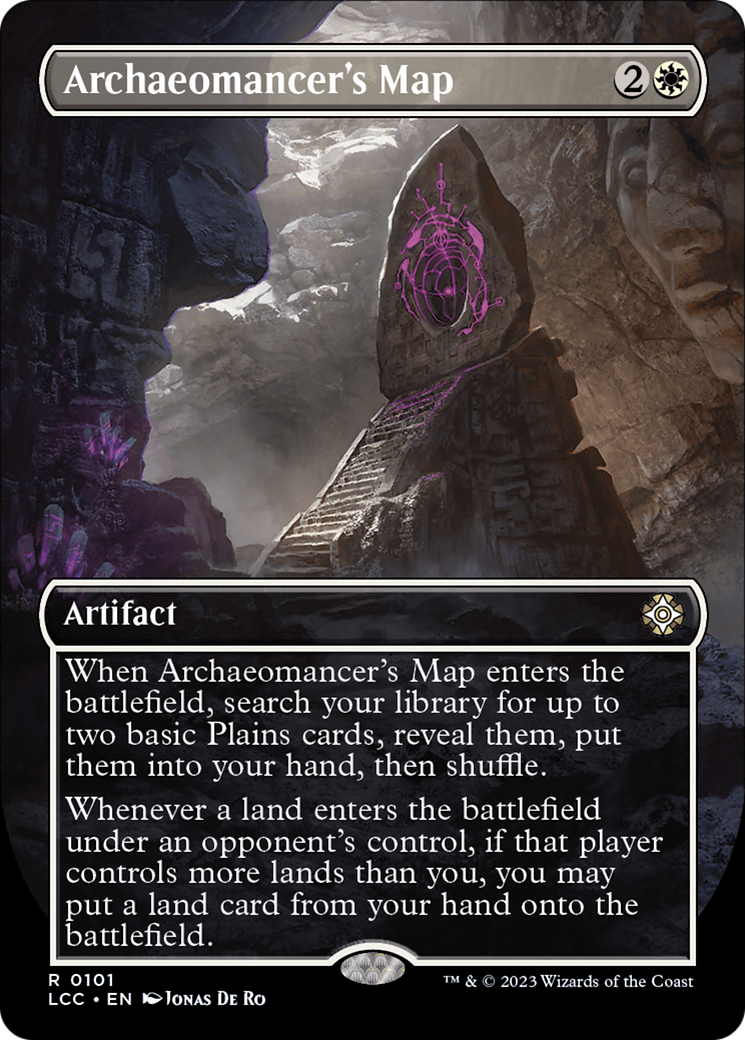 Archaeomancer's Map (Borderless) - The Lost Caverns of Ixalan Commander