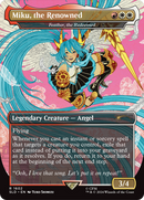 Miku, the Renowned - Feather, the Redeemed [Secret Lair Drop] / Miku, the Renowned (Borderless)