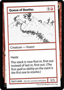 Queue of Beetles (2021 Edition) [Mystery Booster Playtest Cards]