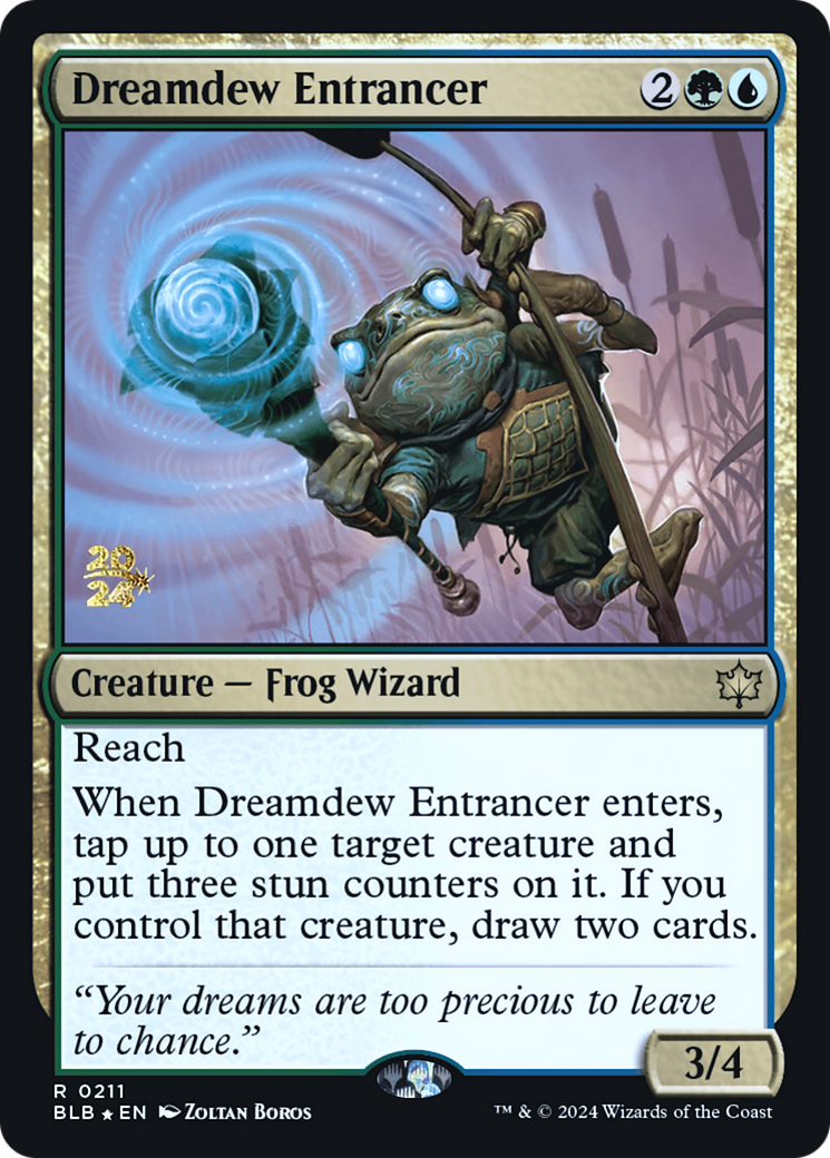 Dreamdew Entrancer [Bloomburrow Promos] Foil
