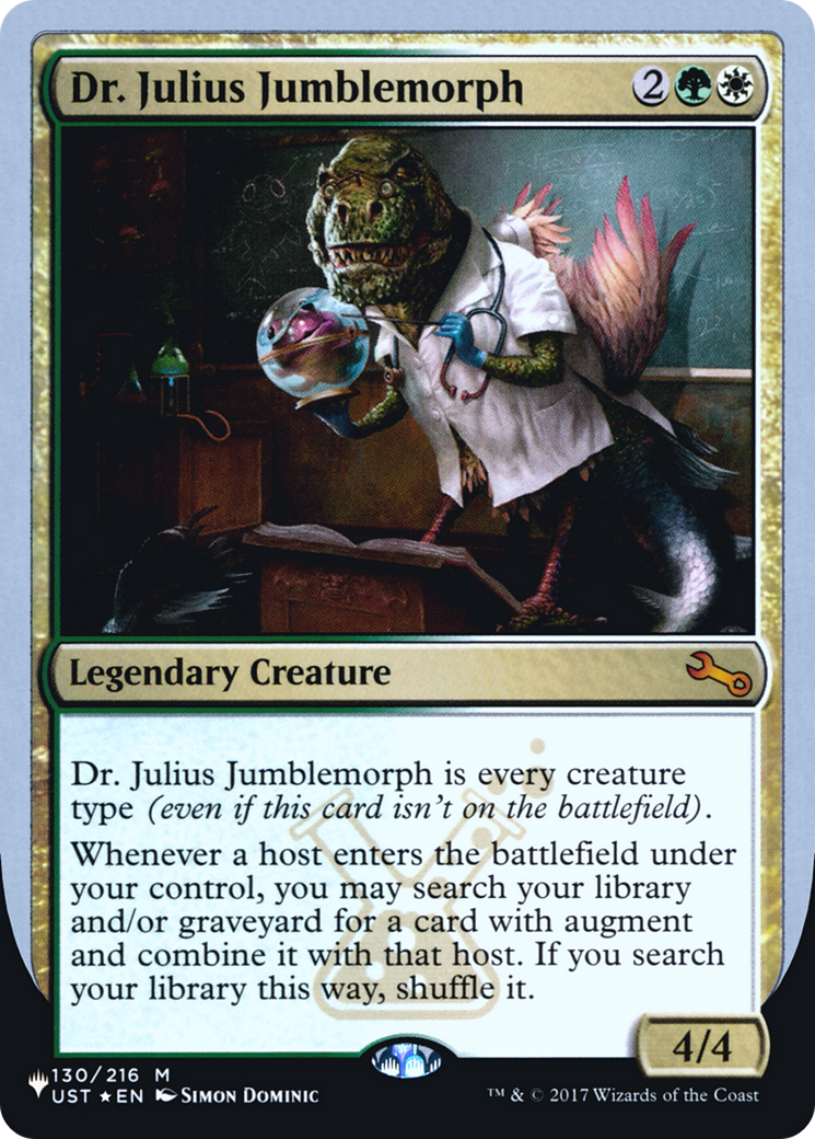 Dr. Julius Jumblemorph [The List (Unfinity Foil Edition)] Foil