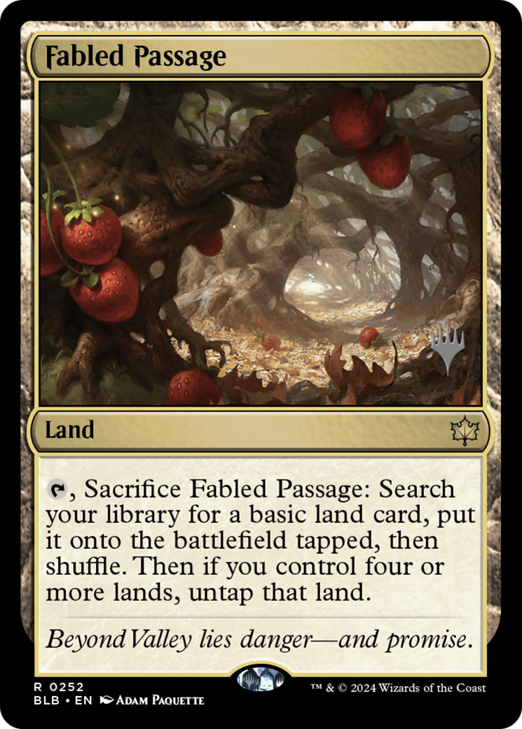 Fabled Passage [Bloomburrow Promos]