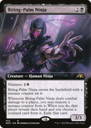 Biting-Palm Ninja (Extended Art) - Kamigawa: Neon Dynasty: (Extended Art)