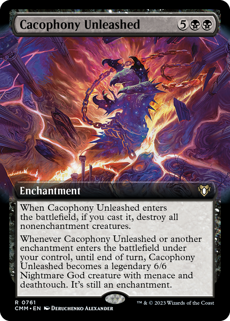 Cacophony Unleashed (Extended Art) - Commander Masters: (Extended Art)