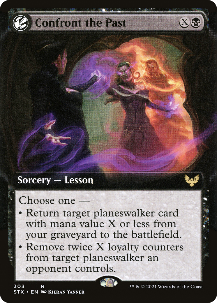 Confront the Past (Extended Art): (Extended Art, lesson) [Strixhaven: School of Mages]