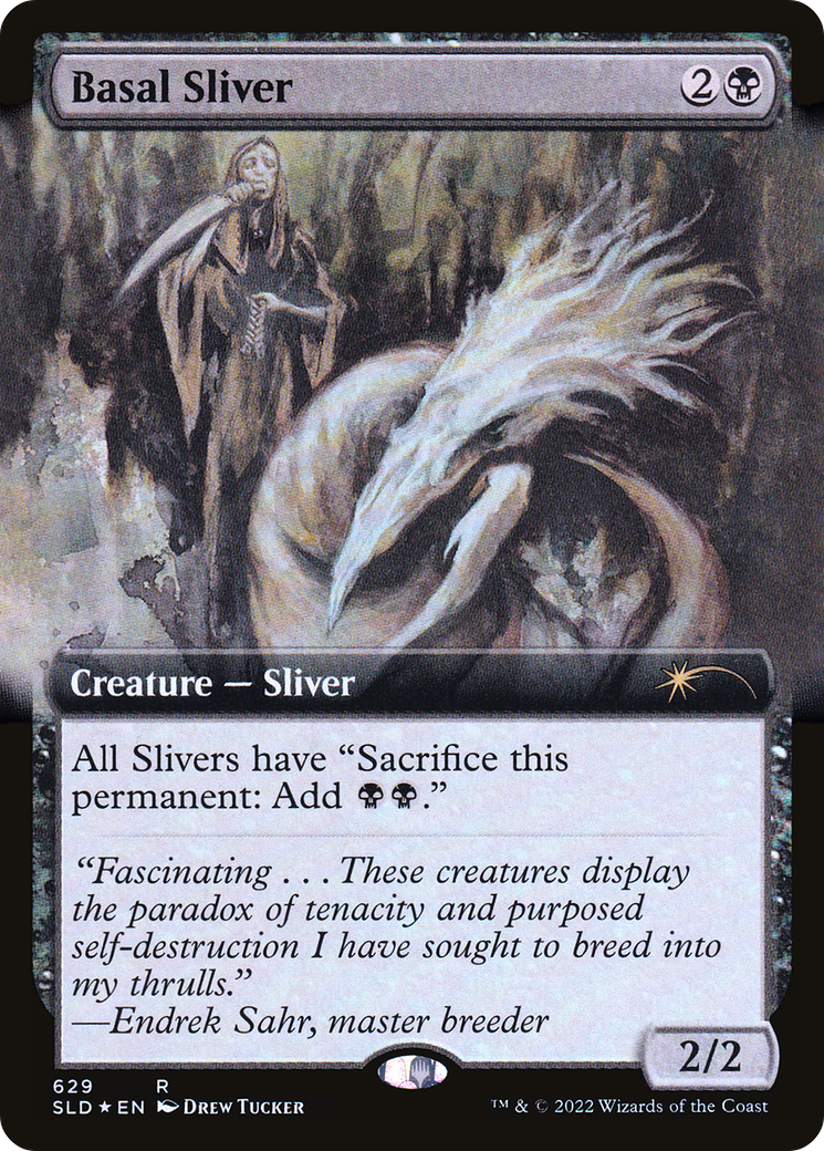 Basal Sliver (Extended Art) - Secret Lair Drop: (Extended Art) Foil