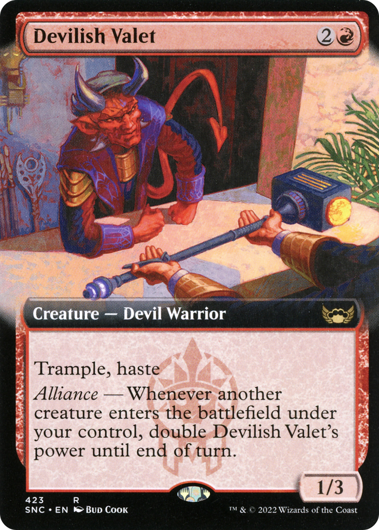 Devilish Valet (Extended Art): (Extended Art) [Streets of New Capenna]