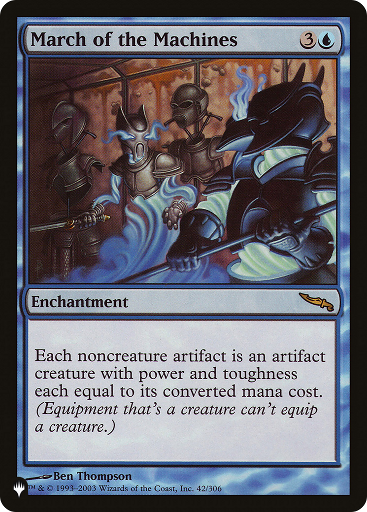 March of the Machines - [The List]