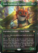 Loot, Exuberant Explorer (Borderless) (Mana Foil) [Foundations] Foil