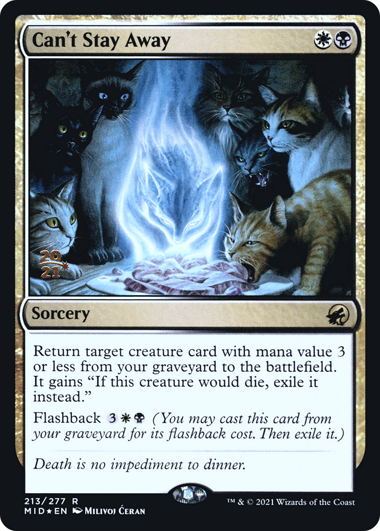 Can't Stay Away - Innistrad: Midnight Hunt Promos Foil
