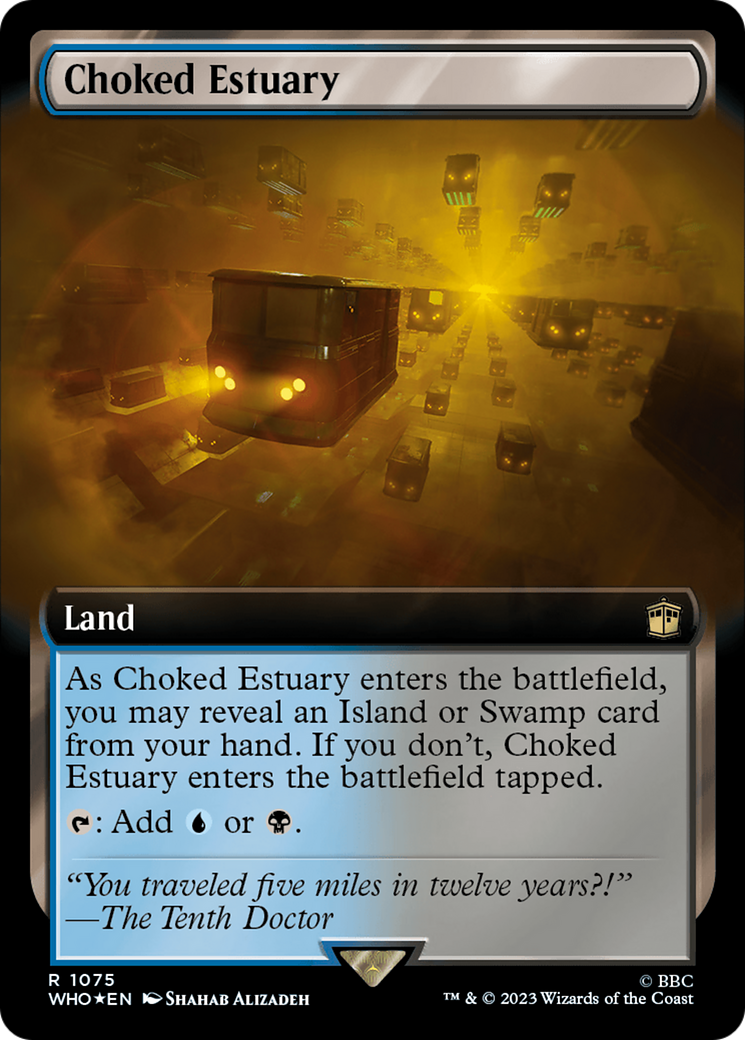 Choked Estuary (Extended Art) (Surge Foil) - [Doctor Who]: (Extended Art) Foil