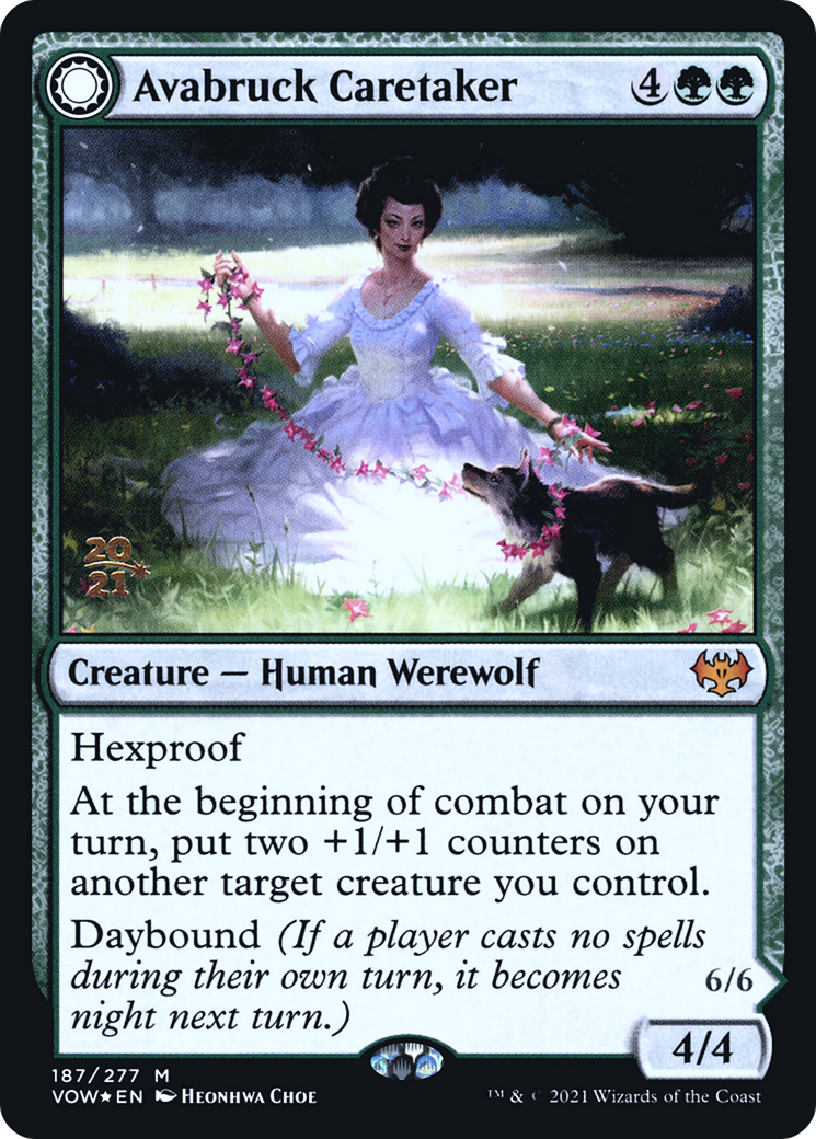 Avabruck Caretaker - Innistrad: Crimson Vow Promos: (Double Faced Transform) Foil