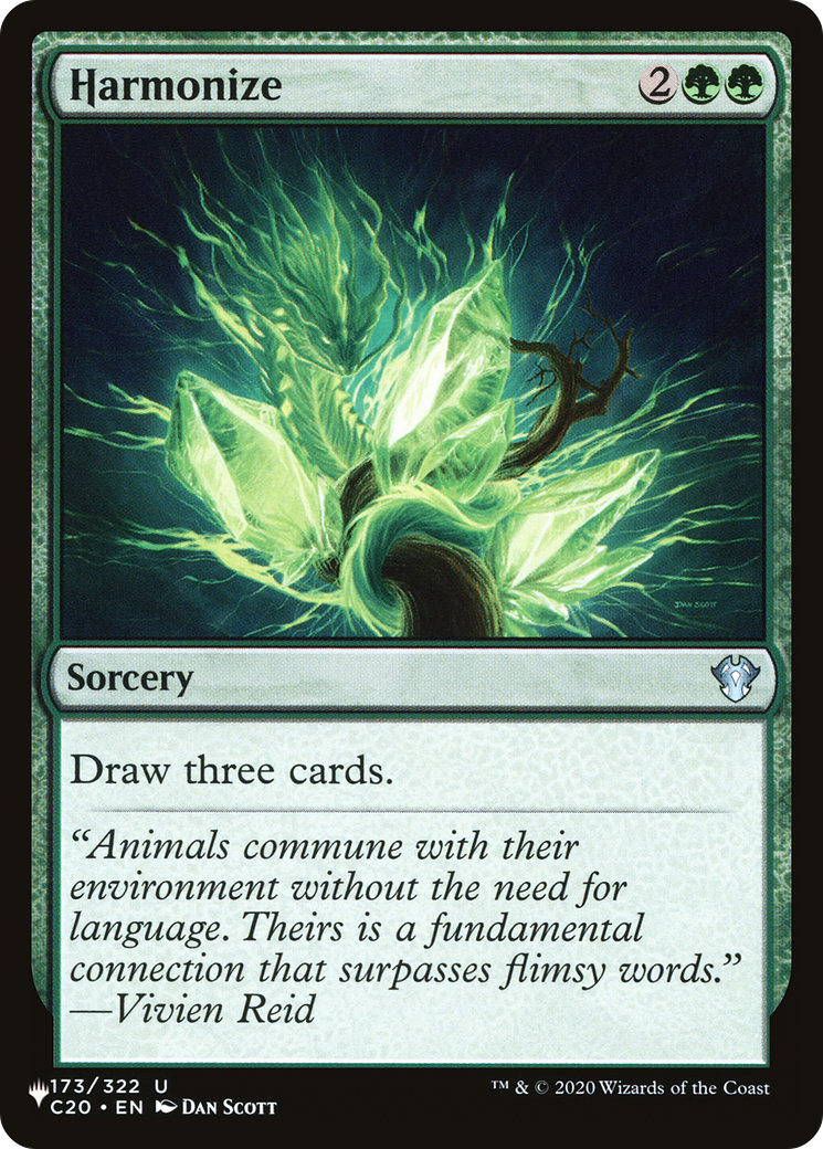 Harmonize (C20) [The List]