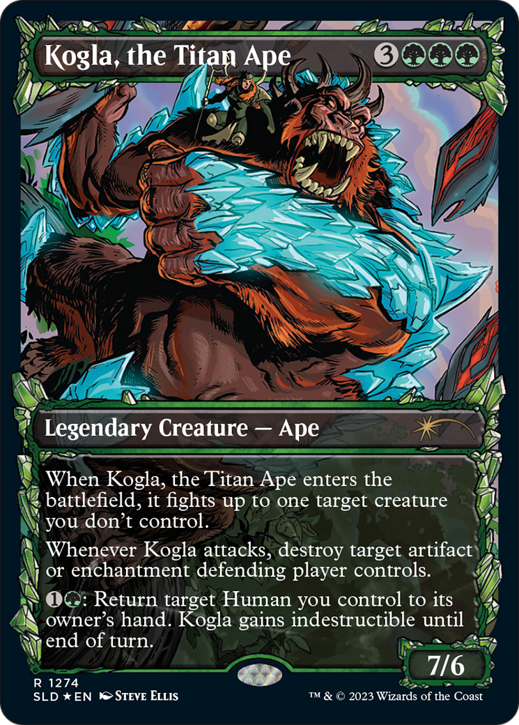 Kogla, the Titan Ape (Halo Foil) [Secret Lair Drop]: (Showcase) Foil