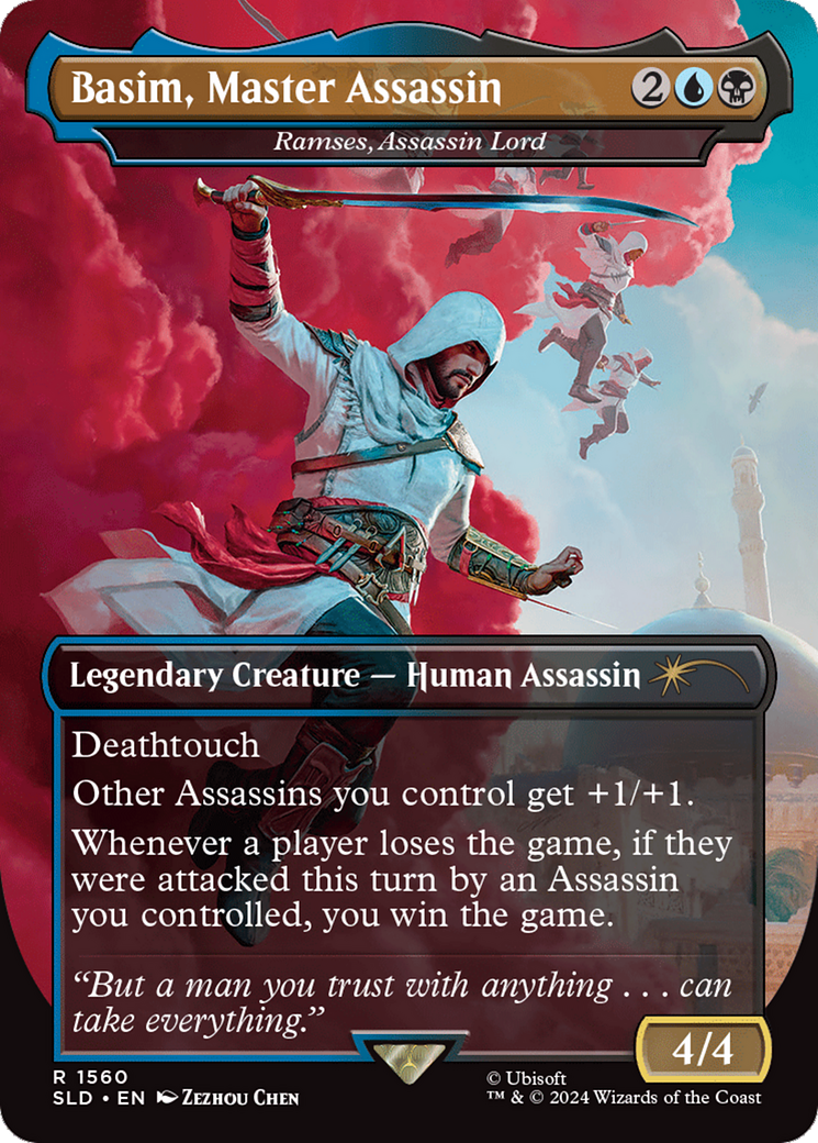 Basim, Master Assassin - Ramses, Assassin Lord [Secret Lair Drop] / Basim, Master Assassin (Borderless)