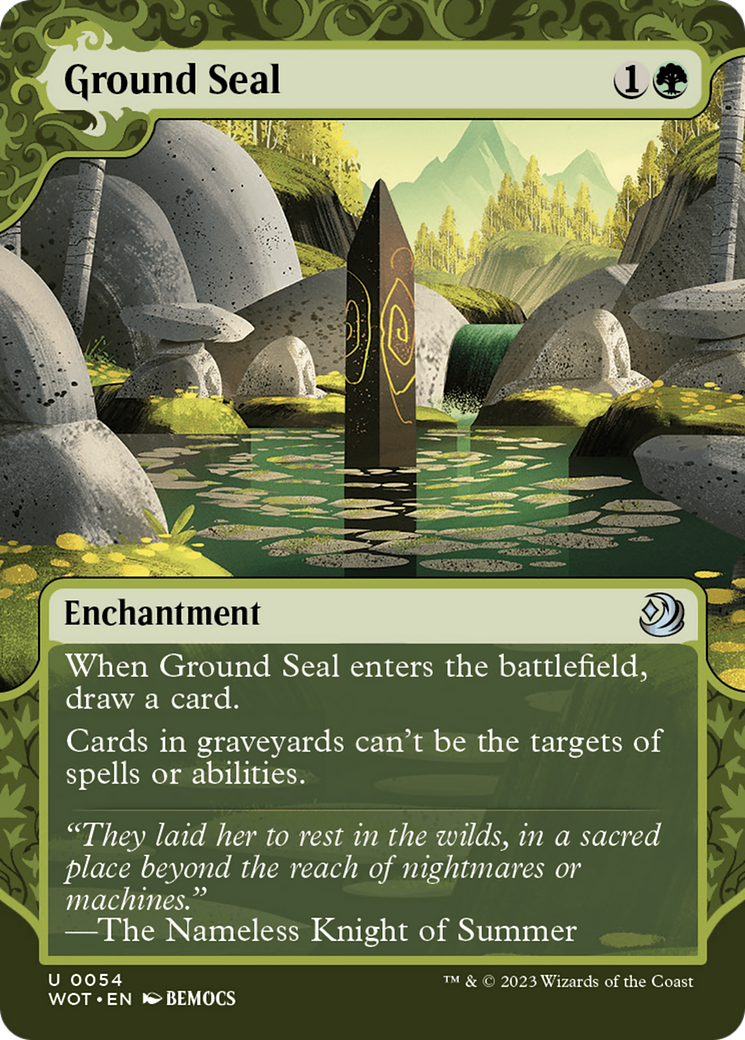 Ground Seal: (Showcase) (Borderless) [Wilds of Eldraine: Enchanting Tales]