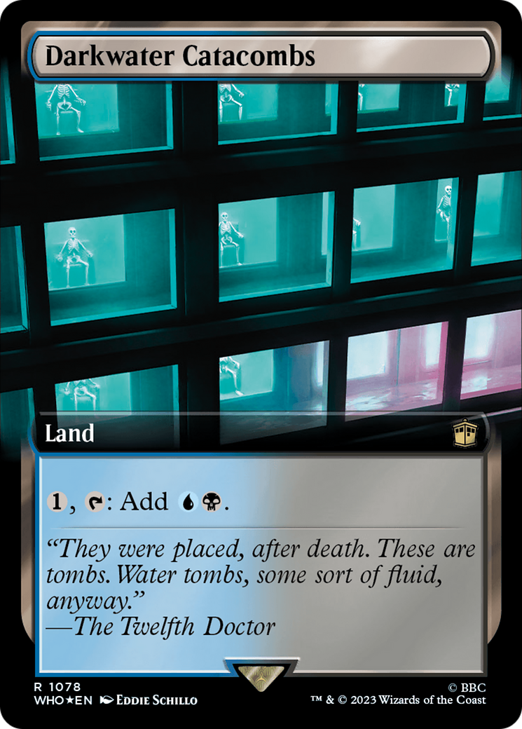 Darkwater Catacombs (Extended Art) (Surge Foil): (Extended Art) [Doctor Who] Foil