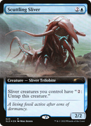 Scuttling Sliver (Extended Art) [Secret Lair Drop]: (Extended Art) Foil
