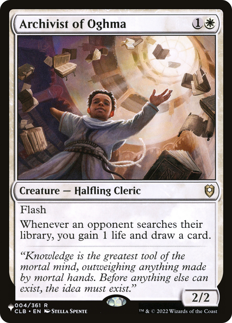 Archivist of Oghma - [The List]