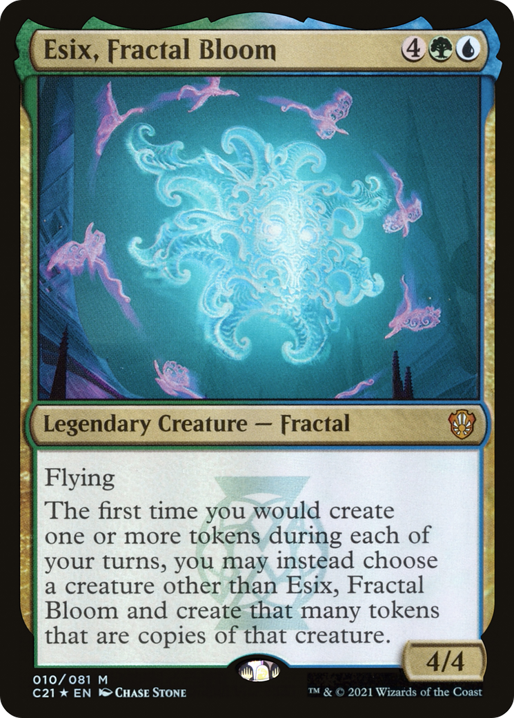 Esix, Fractal Bloom [Commander 2021] Foil