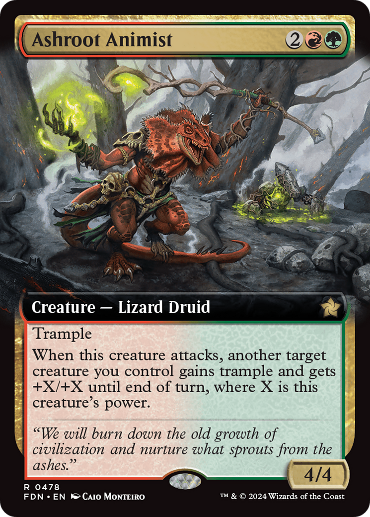 Ashroot Animist (Extended Art) - Foundations: (Extended Art)