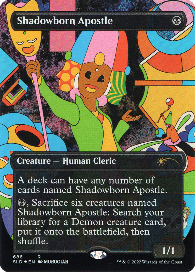 Shadowborn Apostle (686) [Secret Lair Drop] (Borderless) Foil