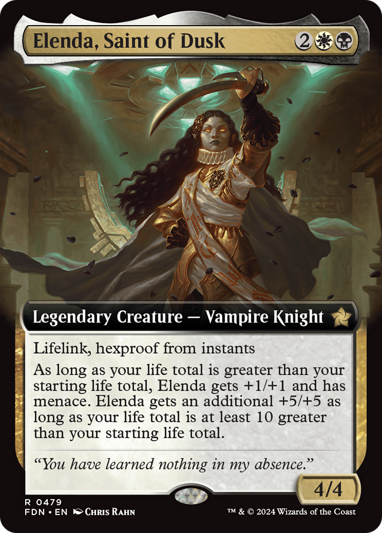 Elenda, Saint of Dusk (Extended Art): (Extended Art) [Foundations]