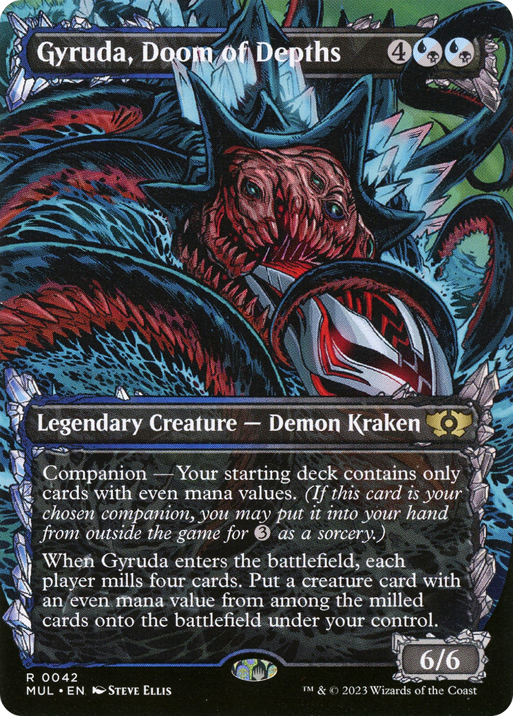 Gyruda, Doom of Depths: (Showcase) (Borderless) [Multiverse Legends]