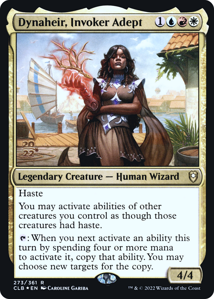 Dynaheir, Invoker Adept [Battle for Baldur's Gate Promos] Foil
