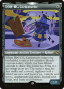 D00-DL, Caricaturist (Showcase) (Galaxy Foil) - Unfinity: (Showcase) Foil