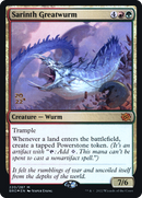 Sarinth Greatwurm [The Brothers' War Prerelease Promos]