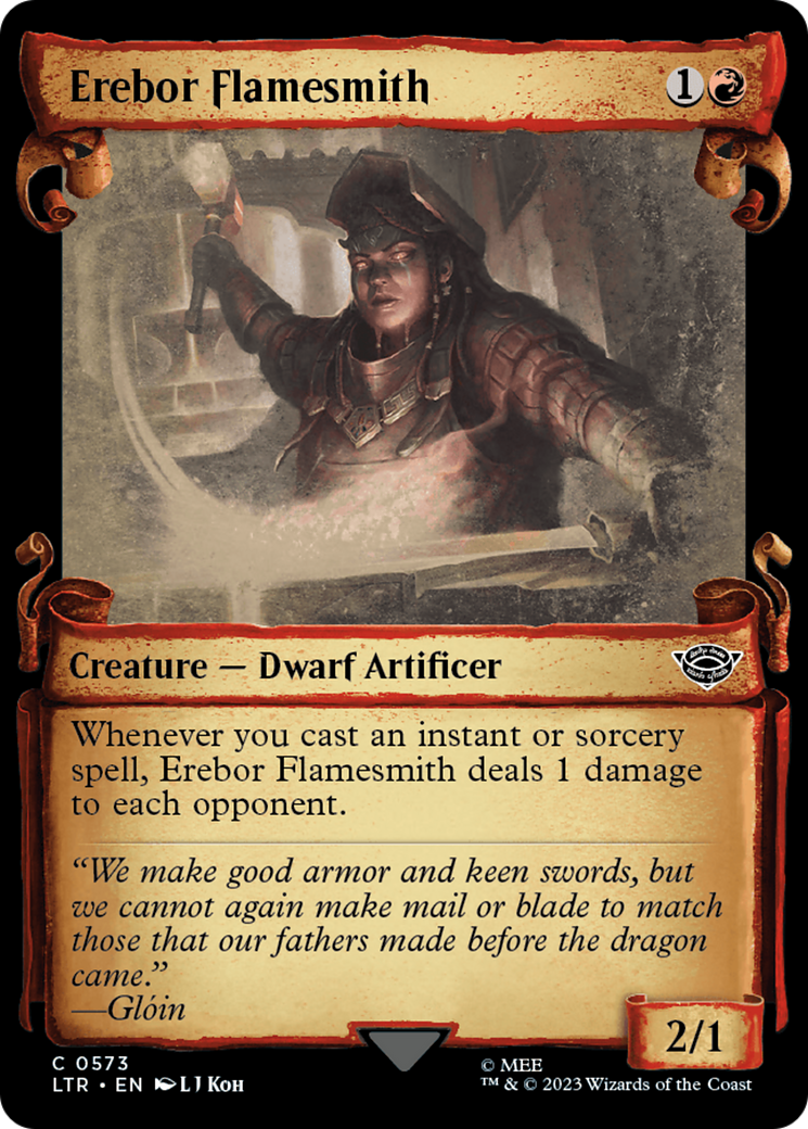 Erebor Flamesmith (Showcase Scrolls): (Showcase) [The Lord of the Rings: Tales of Middle-earth]