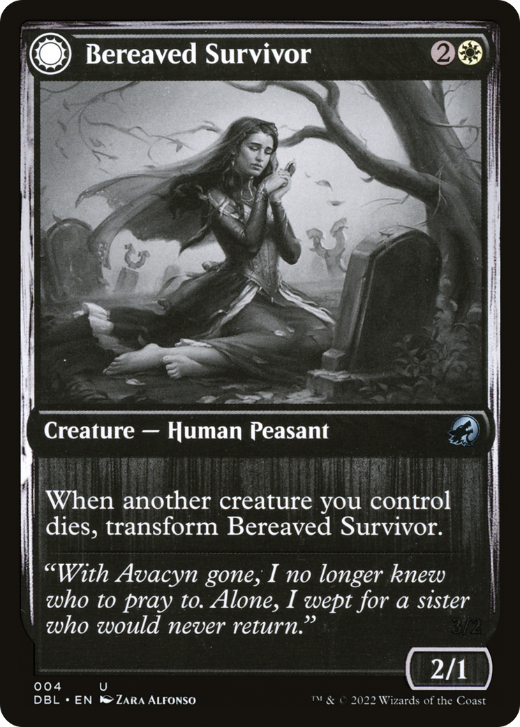 Bereaved Survivor - Innistrad: Double Feature: (Double Faced Transform)